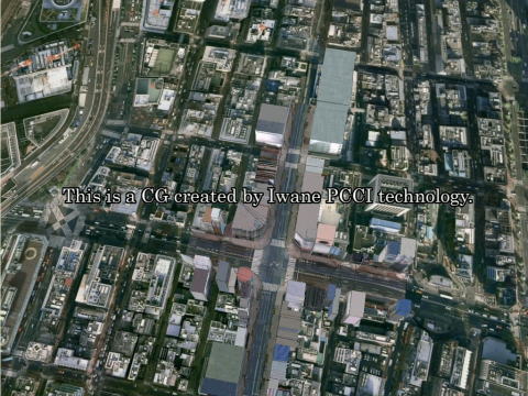 Google Earth版銀座デモ